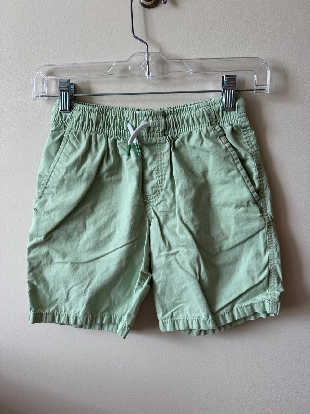 Bundle Cat & Jack Boy Shorts Drawstring Green and Red Size 8